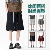 夏季新款男士休闲运动青少年五分裤美式潮牌百搭短裤篮球宽松裤子