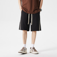 休闲短裤男士新款夏季百搭篮球运动五分裤纯色时尚大码卫裤宽松潮