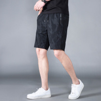 夏季新款冰丝透气休闲男士短裤外穿大裤衩裤子运动五分裤中裤大码