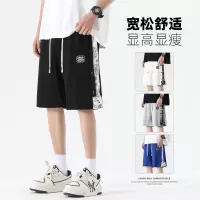 夏季新款潮流短裤男士宽松篮球裤美式潮牌五分运动百搭沙滩中裤子
