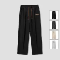 夏季新款男士直筒长裤港风宽松卫裤冰丝休闲运动裤百搭垂感阔腿裤