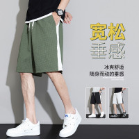 夏季新款男士短裤男美式潮牌运动宽松大码男生中裤潮流五分休闲裤