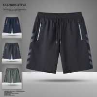 夏季运动短裤薄款冰丝速干裤子宽松健身跑步五分裤子男休闲裤男装