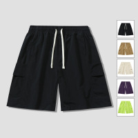 工装短裤男夏季新款美式潮牌运动中裤宽松休闲直筒百搭五分裤外穿