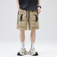 工装短裤男夏季新款薄款休闲运动五分裤潮牌宽松美式中裤百搭裤子