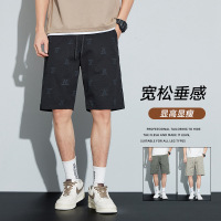 男士短裤夏季新款五分裤宽松休闲百搭沙滩裤外穿中裤潮流运动裤子