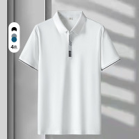 男装夏季新款丝光棉男士polo衫短袖T恤商务翻领男装休闲百搭纯色