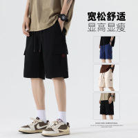 男装新款工装休闲短裤男夏季新款男士运动美式中裤男生纯棉五分裤