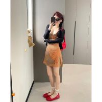 复古吊带裙子女装新款夏季不规则循环撞色印花显瘦内搭连衣裙