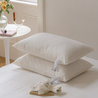 A类母婴幼儿60支水洗全棉枕芯 酒店护颈单人成人学生纯棉枕头