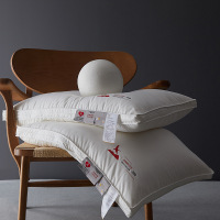 A类白鹅绒枕芯五星酒店可调节TPE软管枕头护颈椎不塌陷羽绒枕