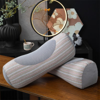 全棉荞麦枕头颈椎反弓专用枕富贵包圆柱牵引拉伸家用护颈椎硬颈椎