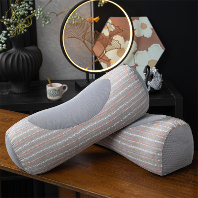 全棉荞麦枕头颈椎反弓专用枕富贵包圆柱牵引拉伸家用护颈椎硬颈椎