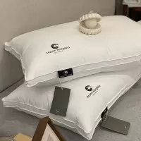 大朵羽绒枕五星级酒店白鹅绒枕芯保暖护颈椎枕头家用单双人枕