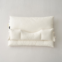母婴A类高密纯棉功能性可拆卸360度护颈护肩枕头防落枕耐水洗枕芯