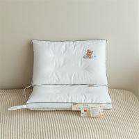 高档A类母婴级儿童枕头防螨小学生宿舍可水洗超薄矮枕芯家用