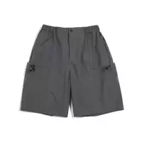 夏季新款美式短裤男设计感小众宽松大码运动休闲五分裤子