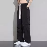 美式潮流新款工装裤女韩版ins宽松显瘦百搭直筒休闲裤