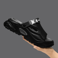 2025年新款露趾EVA休闲舒适透气时尚平跟简约百搭日常男款拖鞋