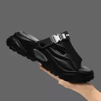 2025年新款露趾EVA休闲舒适透气时尚平跟简约百搭日常男款拖鞋