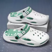 5.0踩屎感包头透气洞洞鞋夏季情侣款时尚休闲度假EVA轻便防滑拖鞋