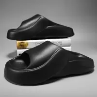 slipper踩屎感软厚底拖鞋情侣增高一字拖夏季凉拖EVA男鞋居家户外