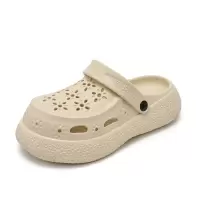 女士春夏季潮流时尚日常休闲圆头经典洞洞鞋透气包头女款洞洞鞋