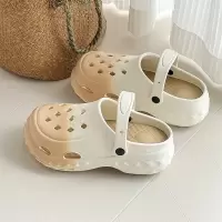 女士5.0踩屎感夏季新款洞洞凉鞋户外沙滩休闲防滑大码花园女拖鞋