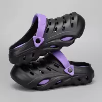 男士春夏季潮流时尚日常休闲圆头经典洞洞鞋透气包头男款洞洞鞋