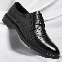 凉皮鞋男夏季男鞋凉鞋夏季系带正装凉鞋SJ6607-1