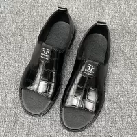 男士凉鞋2025新款男款沙滩鞋防滑外穿休闲大码47 48皮凉鞋男