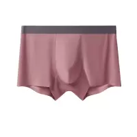 60S莫代尔男士内裤男莫代尔平角裤厂家贴牌定制无痕大码短裤