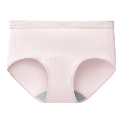 80支棉女士内裤ZK厂家莫代尔中腰镂空透气桑蚕丝加长档三角裤