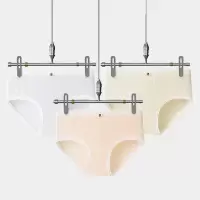 内裤女中山内裤ZK工厂螺纹纯绵女士内裤花边蝴蝶结三角裤