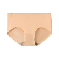 内裤女橘内厂家帖牌80支莫代尔内裤女红色桑蚕丝中山女士内裤