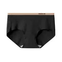 内裤纯绵女蕉凸内裤厂家a类女生内裤三角桑蚕丝螺纹短裤