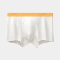 男内裤纯绵a类棉男生内裤四角厂家定制贴牌60S平角裤透气内裤