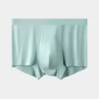 男士内裤大码无痕男生平角裤头工厂贴牌定制桑蚕丝内裤男夏