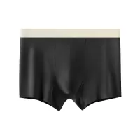 男士内裤无感腰带蕉凸ZK中山内裤莫代尔桑蚕丝平角裤短裤