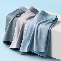 男生内裤舒适无痕内裤厂家定制同款平角裤头莫代尔男士内裤