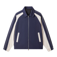 夹克男外套立领宽松潮流休闲百搭青少年春秋季夹克运动防风男外套