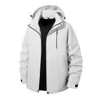 户外男装情侣款冲锋衣夹克男士春秋季防水登山服休闲百搭连帽外套