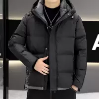 男士连帽羽绒服男秋冬季新款潮流帅气加厚白鸭绒保暖休闲青年外套