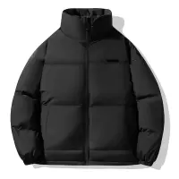 羽绒服情侣男士秋冬季新款白鸭绒潮牌立领保暖面包服青少年外套男