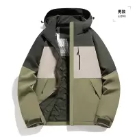 户外情侣款秋冬季石墨烯棉衣男加厚保暖连帽休闲男士棉服棉袄外套