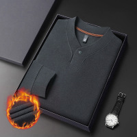 同款双面德绒男士卫衣冬季新款长袖含阳离子保暖打底衫男