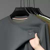 圆领印花卫衣男春秋季新款休闲时尚透气男士长袖T恤