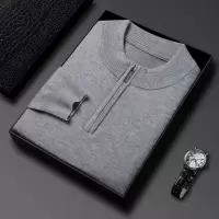 年冬季新款半高领毛衣男加厚长袖中年轻熟休闲套头男士羊毛衫