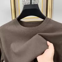 秋冬男装羊毛短袖毛衣男士圆领套头商务休闲针织打底衫男