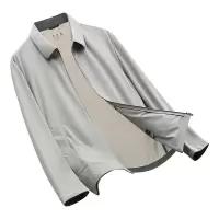 男士防晒夹克夏季翻领商务行政男士凉感透气防晒外套